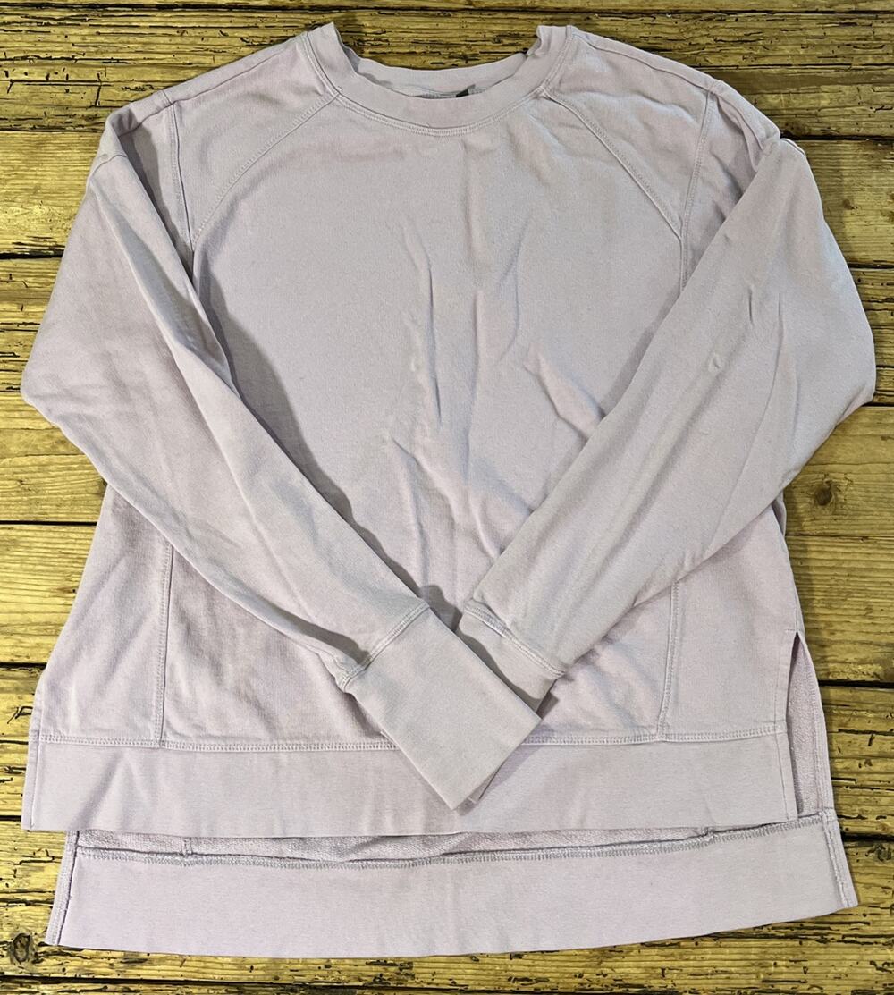 Sweaty Betty Women’s Size S Light Purple Oversized Pullover Sweatshirt